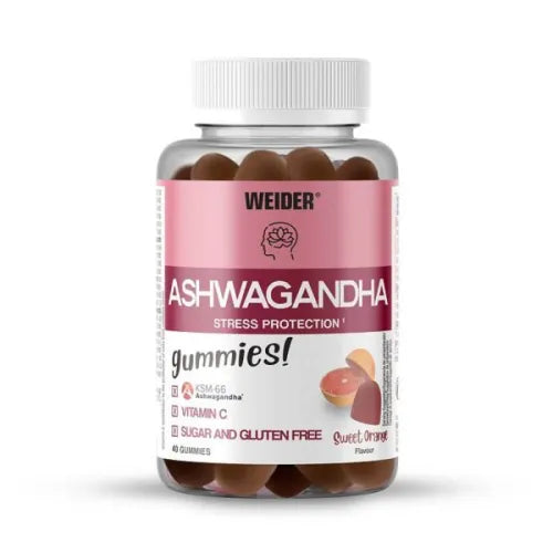 Weider Gummies Ashwagandha Naranja