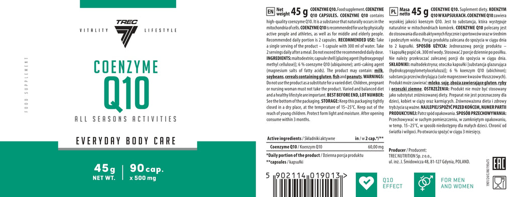Trec Coenzyme Q10 90 cápsulas