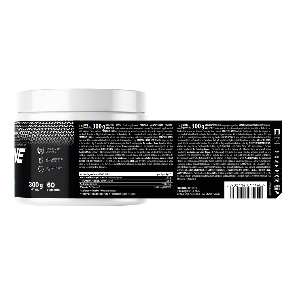 Trec Creatine 100% Monohydrate 300 g y 600 g