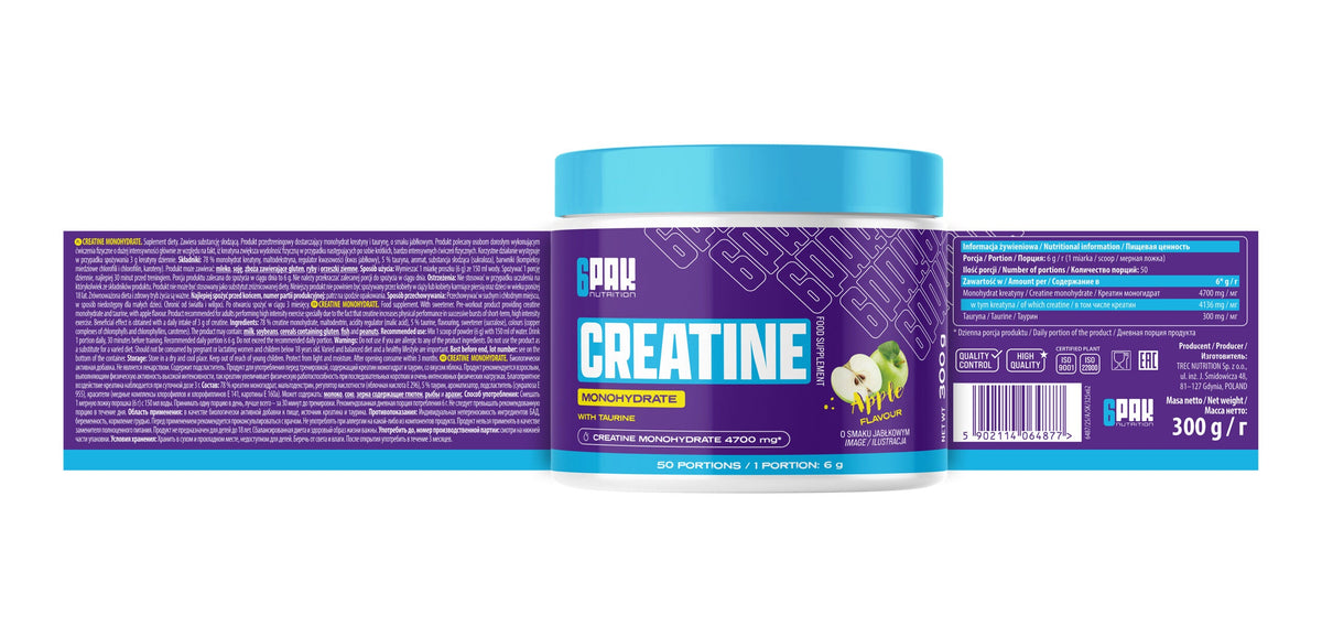 Creatine Monohydrate 6PACK