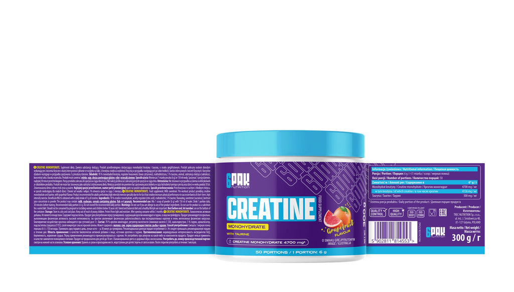 Creatine Monohydrate 6PACK