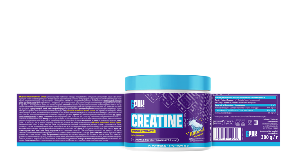 Creatine Monohydrate 6PACK