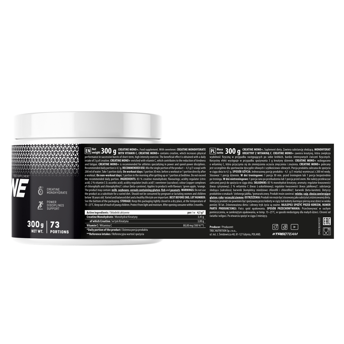 Trec Creatine Mono+ Plus Vit. C 300 g