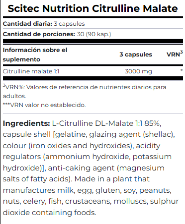 Scitec Citrulline Malate