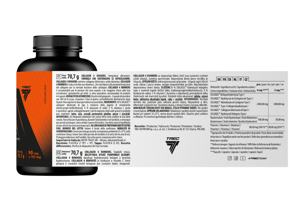 Trec Endurance Collagen 4 90 cápsulas