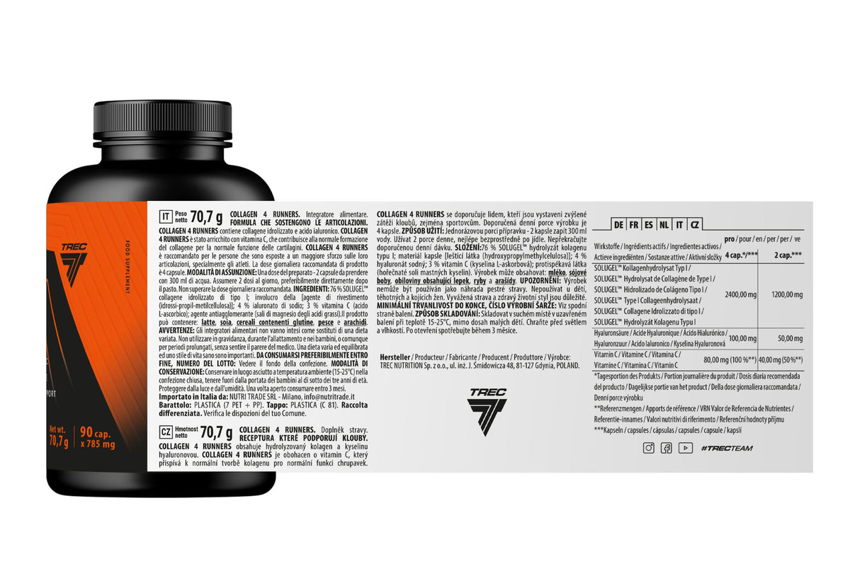 Trec Endurance Collagen 4 90 cápsulas
