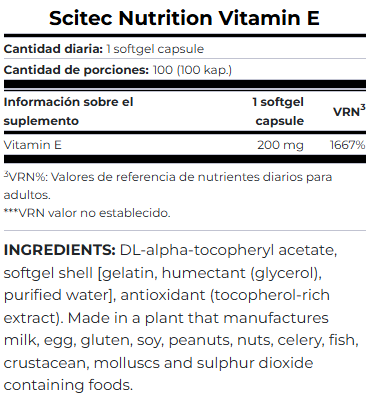 Scitec Vitamin E