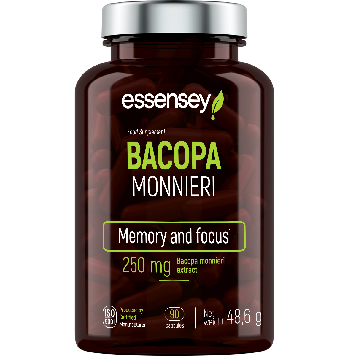 Essensey Bacopa Monnieri 90 cápsulas