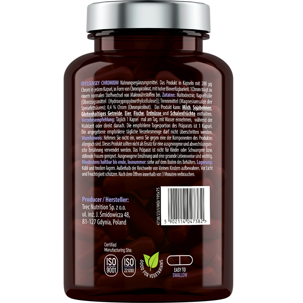 Essensey Chromium 120 cápsulas