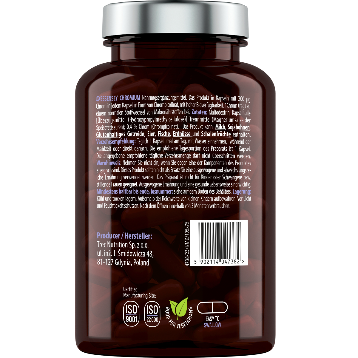 Essensey Chromium 120 cápsulas