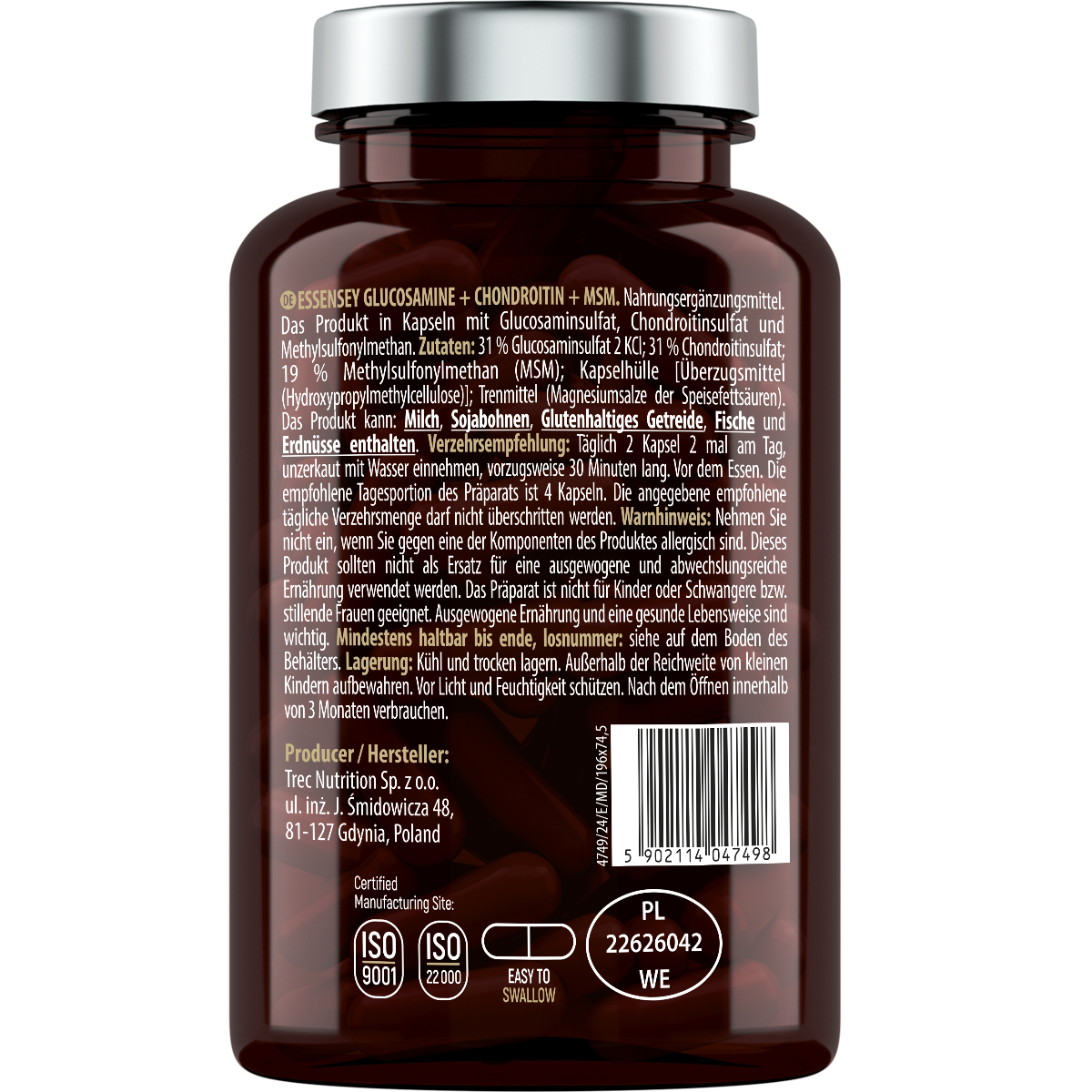 Essensey Glucosamine + Chondroitin + MSM