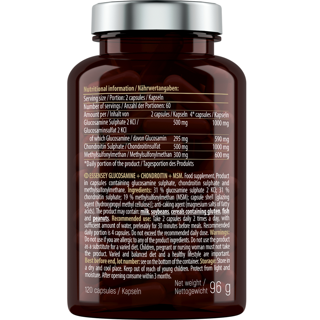 Essensey Glucosamine + Chondroitin + MSM