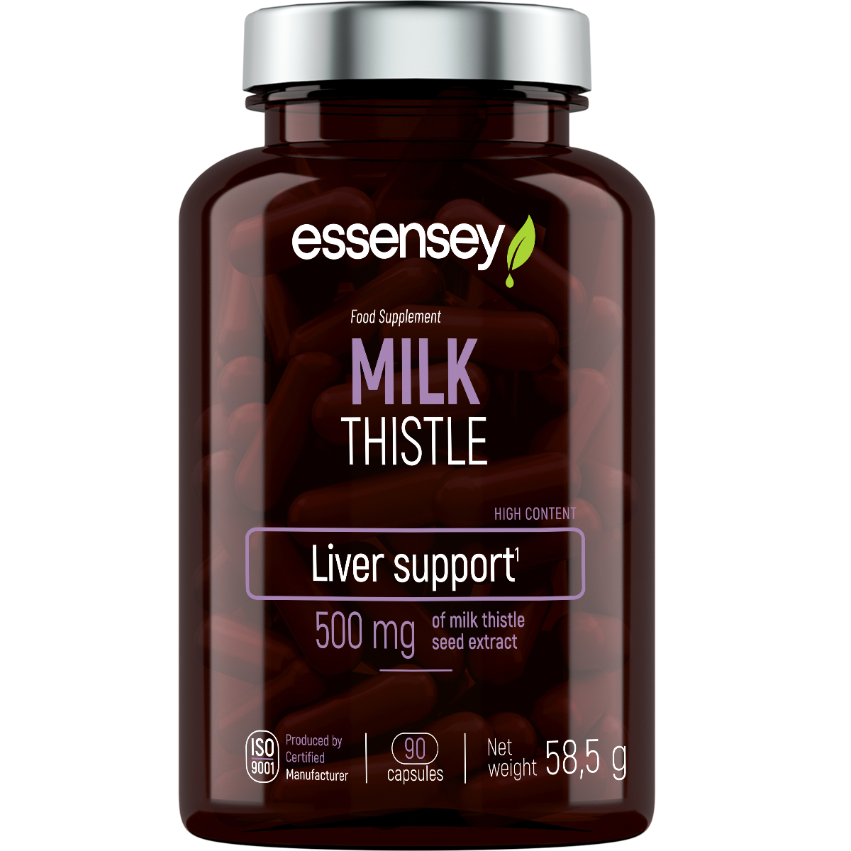 Essensey Milk Thistle 90 cápsulas