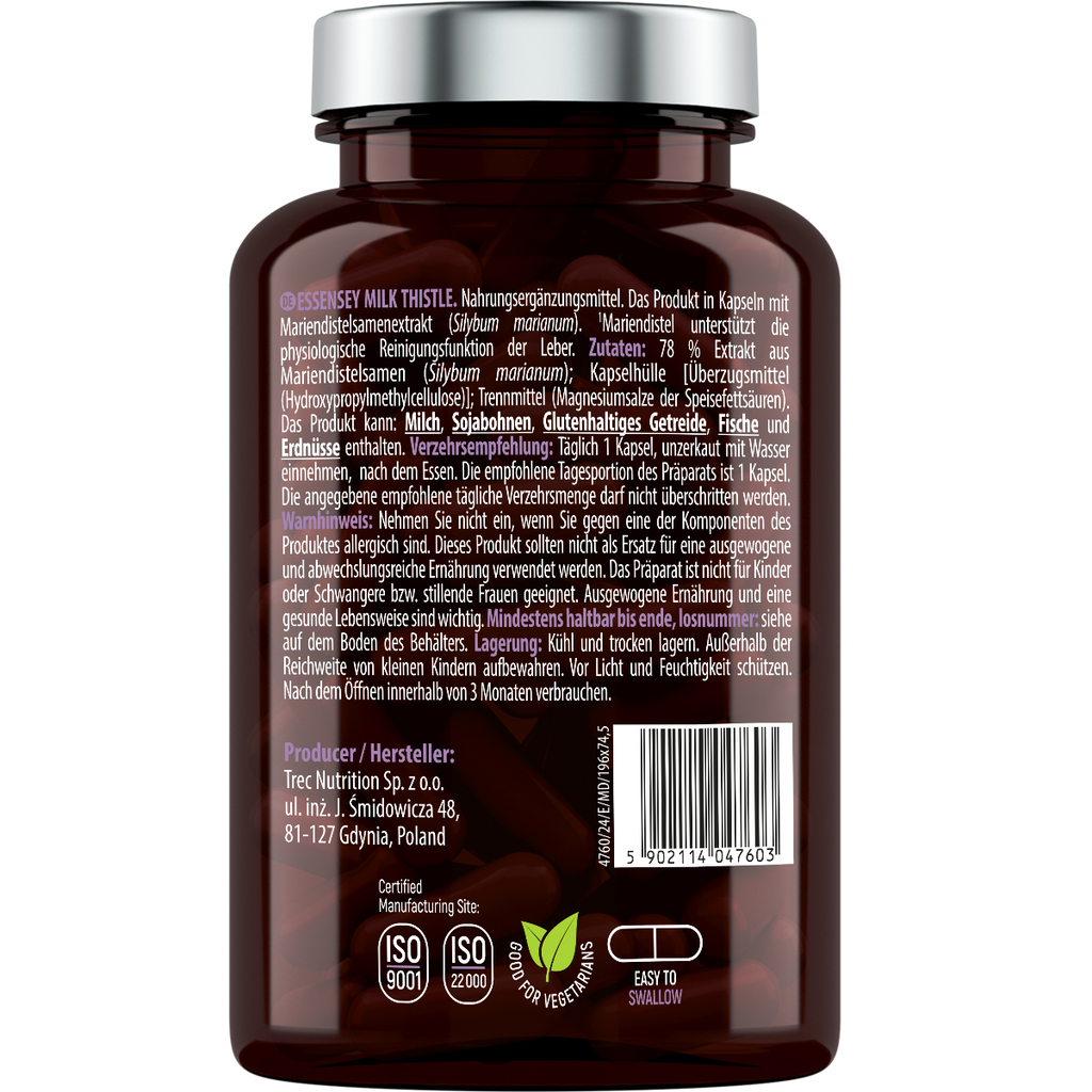 Essensey Milk Thistle 90 cápsulas