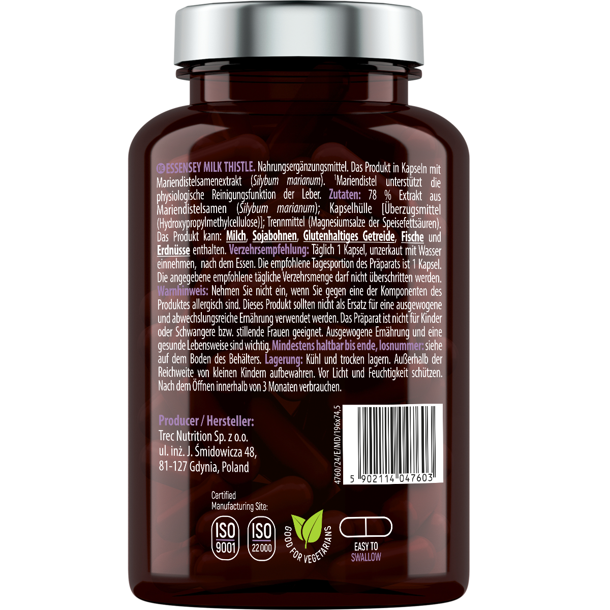 Essensey Milk Thistle 90 cápsulas