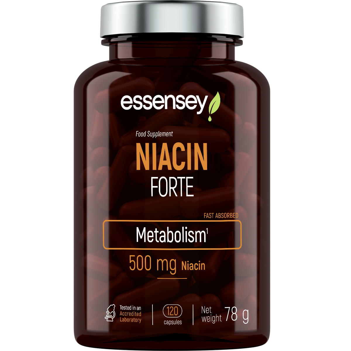 Essensey Niacin Forte 120 cápsulas