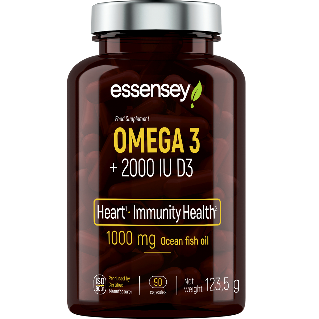 Essensey Omega 3 + 2000 IU D3 90 cápsulas