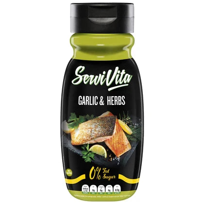 Servivita Salsa Zero Ajo & Hierbas 320 ml