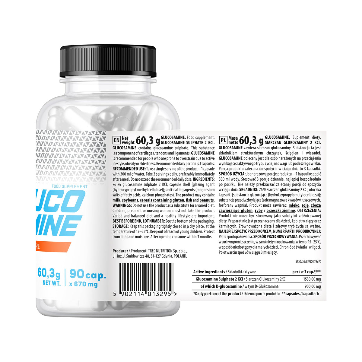 Trec Glucosamine 90 cápsulas