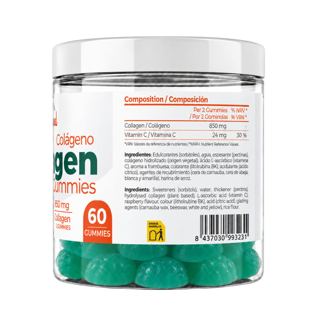 Torafood Gominolas de Colágeno 60 gummies Frambuesa