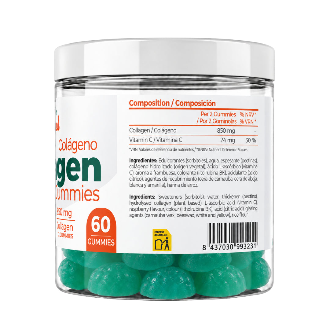 Torafood Gominolas de Colágeno 60 gummies Frambuesa