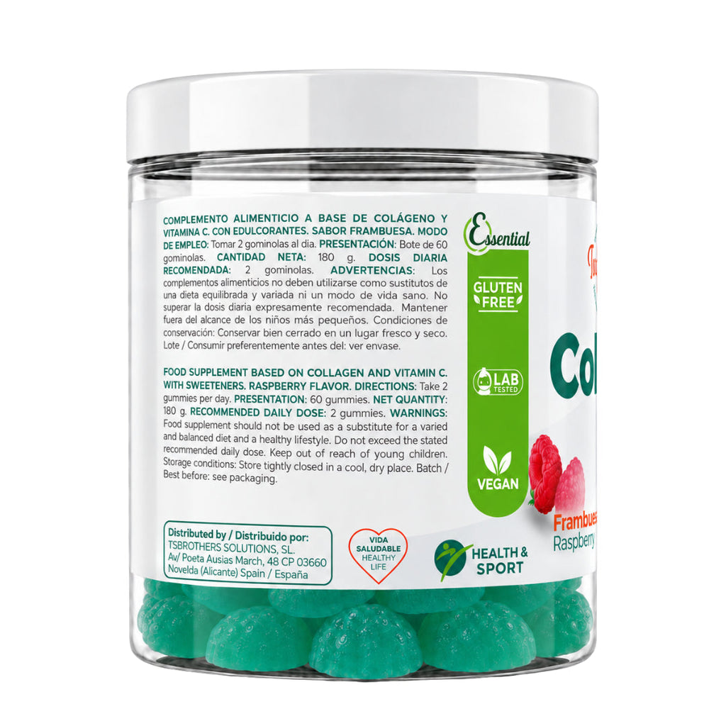 Torafood Gominolas de Colágeno 60 gummies Frambuesa