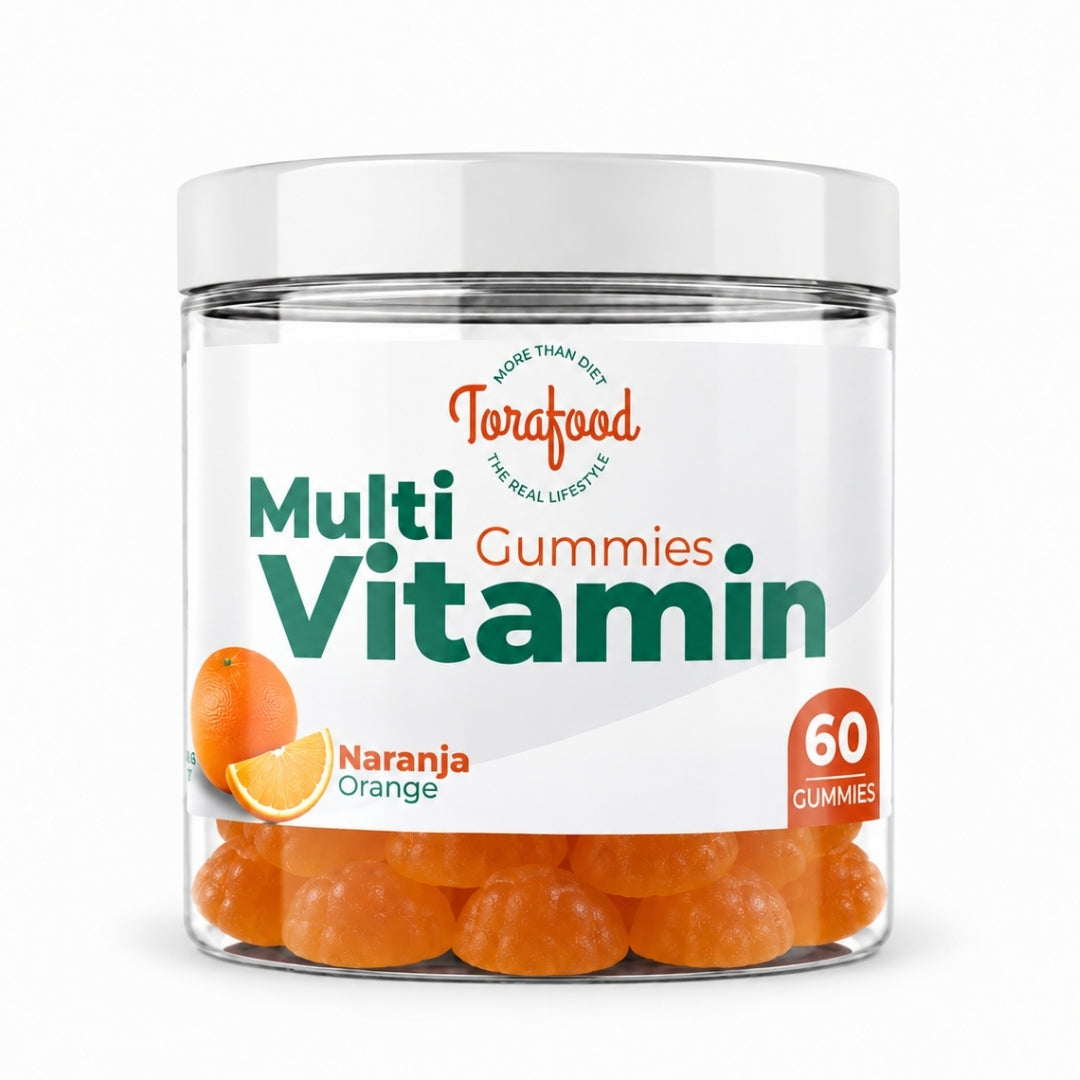 Torafood Gominolas Multivitamínicas 60 gummies Naranja