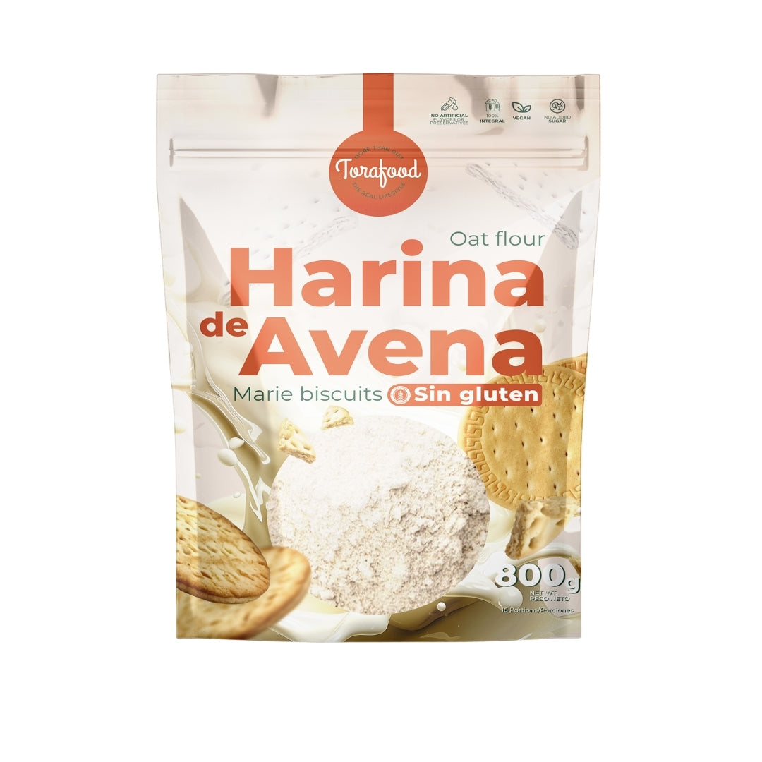 Torafood Harina de Avena Sin Gluten 800 g