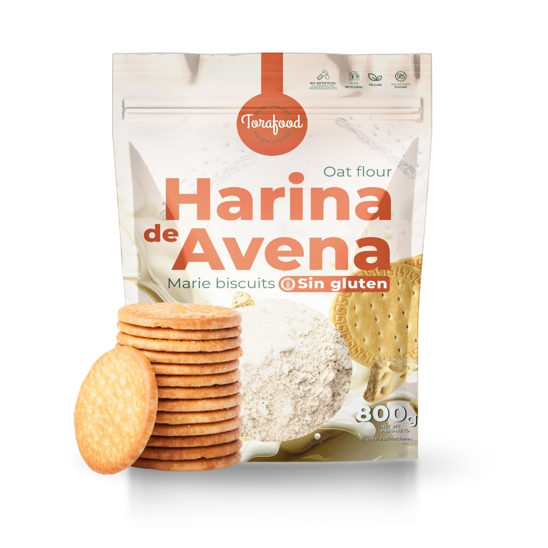 Torafood Harina de Avena Sin Gluten 800 g
