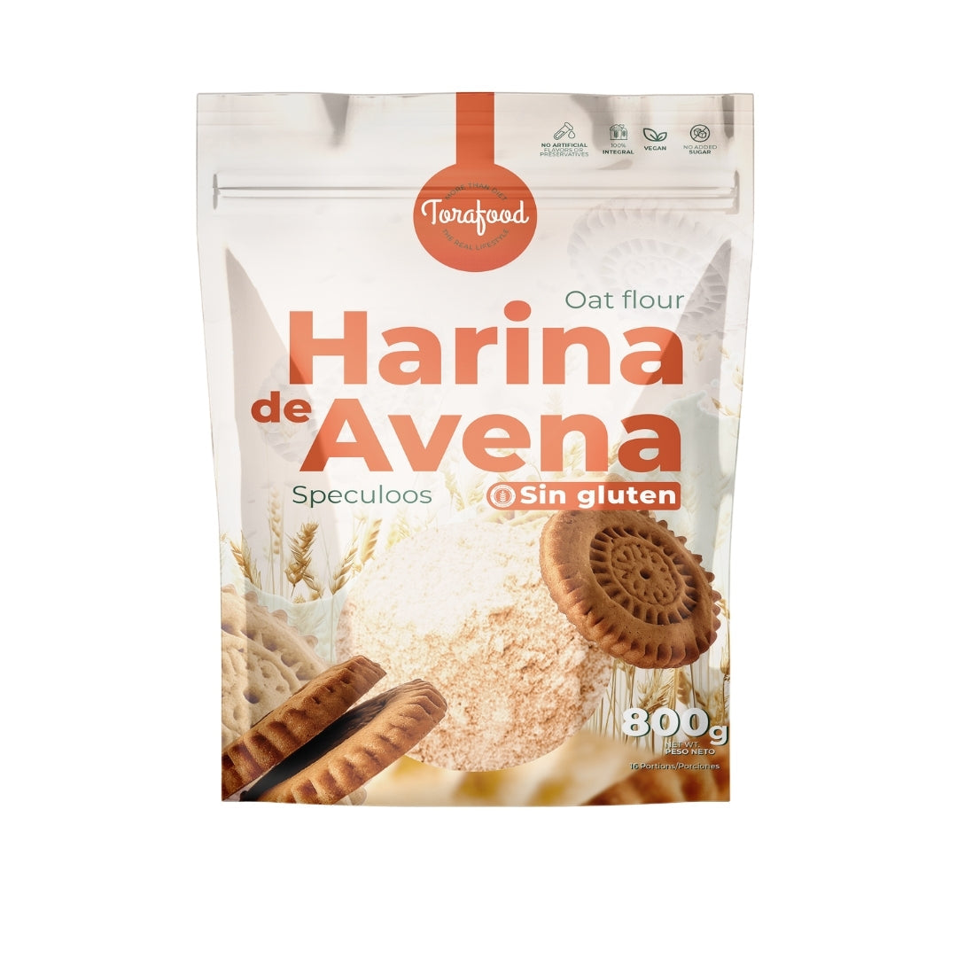 Torafood Harina de Avena Sin Gluten 800 g