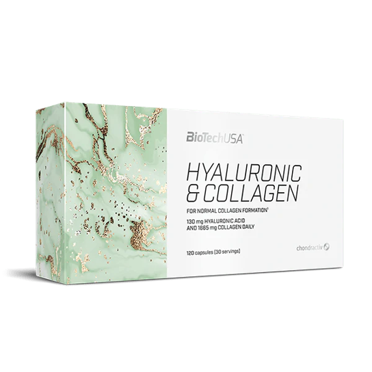 BiotechUSA Hyaluronic & Collagen 120 cápsulas