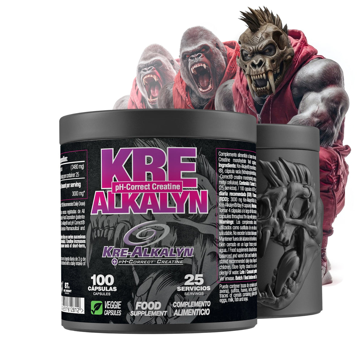 Zoomad Labs Kre-Alkalyn 100 cápsulas