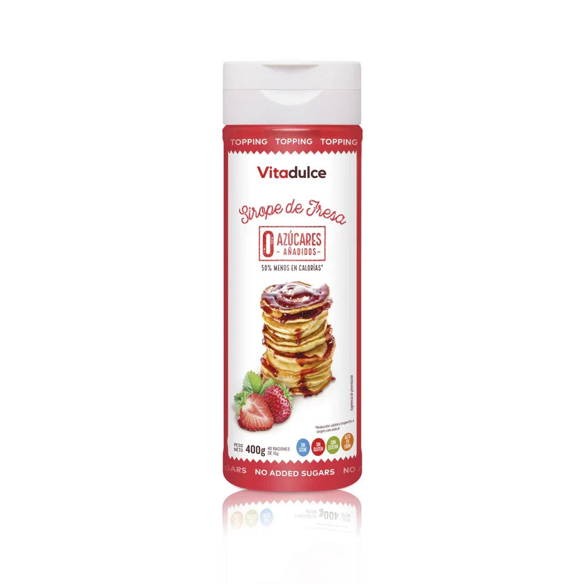 Vitadulce Sirope de Fresa 400 g