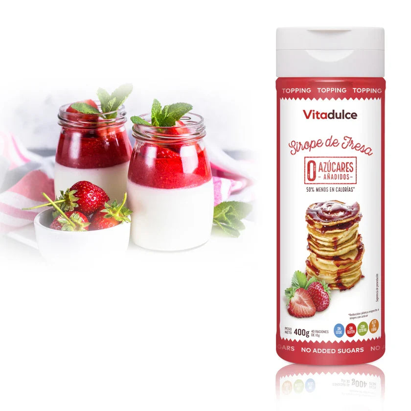 Vitadulce Sirope de Fresa 400 g