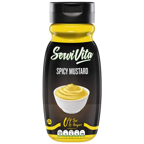 Servivita Salsa Zero Mostaza Picante 320 ml