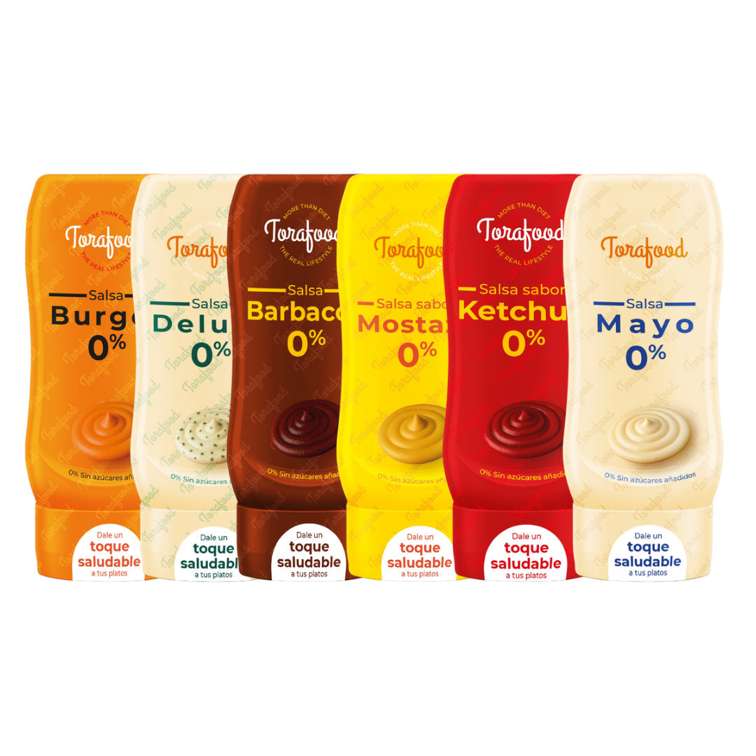 Torafood Pack 6 Salsas Zero 330 ml