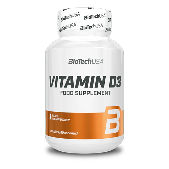 BiotechUSA Vitamina D3 50 mcg 60 comprimidos