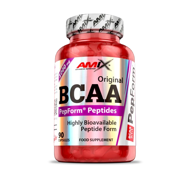 Amix Péptidos de Aminoácidos BCAA 90 cápsulas