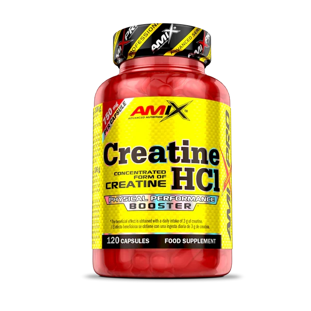 Amix Creatina HCl 120 cápsulas