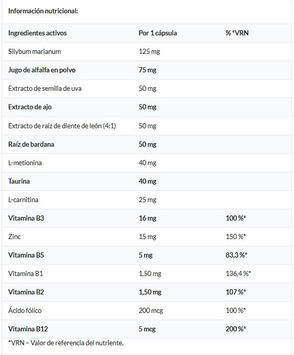 Amix Liver Cleanse 100 cápsulas
