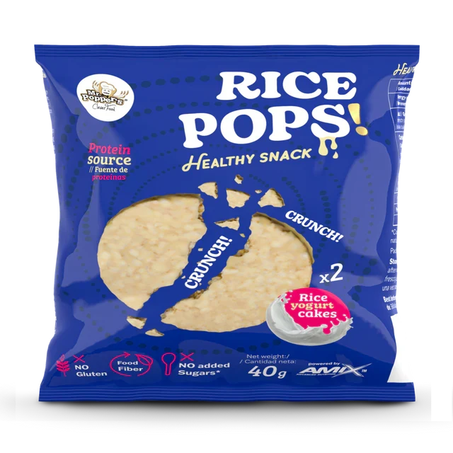 Mr Popper's Tortitas de Arroz Rice Pops Pack 12 x 40 g