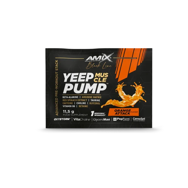 Amix Black Line Yeep Pump con Cafeína