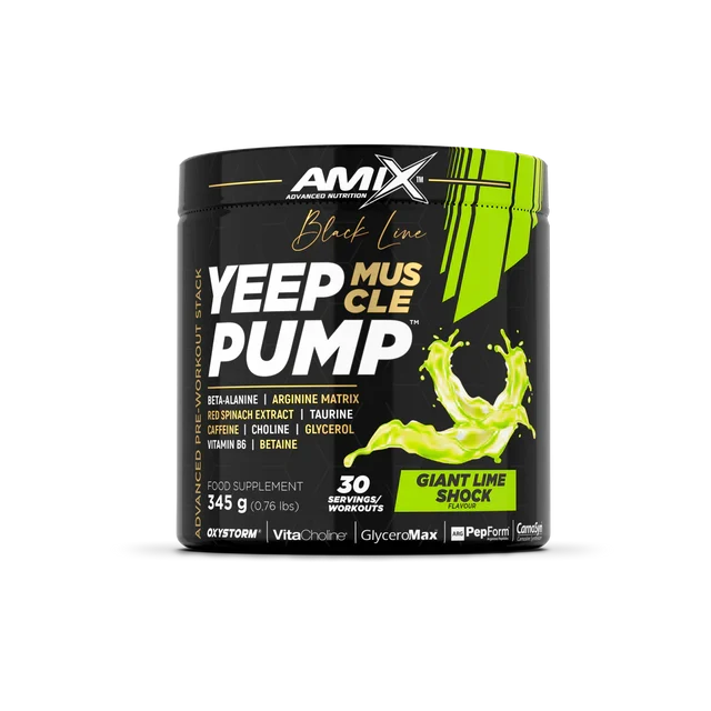 Amix Black Line Yeep Pump con Cafeína