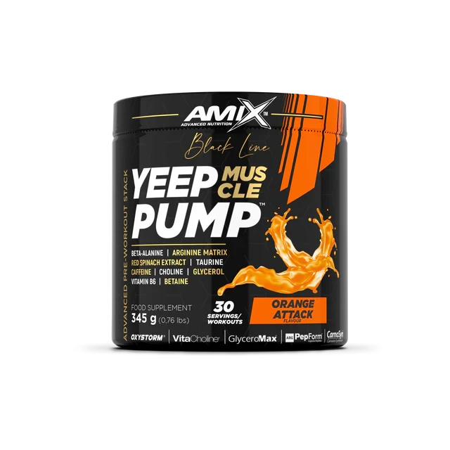 Amix Black Line Yeep Pump con Cafeína