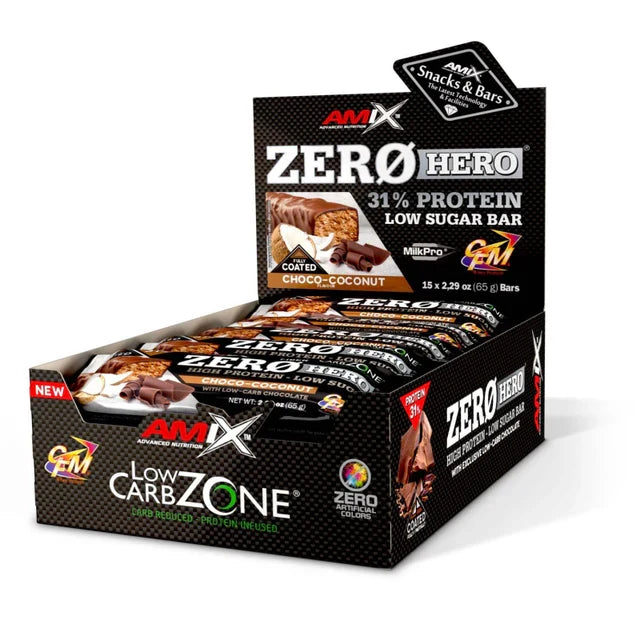 Amix Zero Hero Protein Bar Pack 15 x 65 g