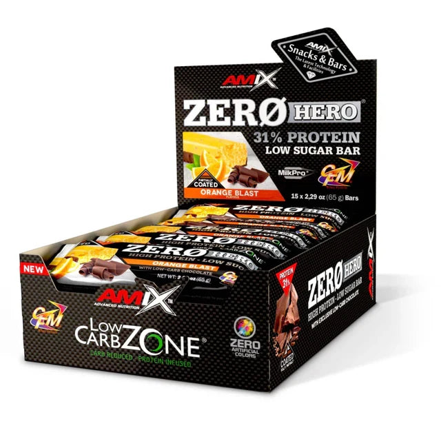Amix Zero Hero Protein Bar Pack 15 x 65 g
