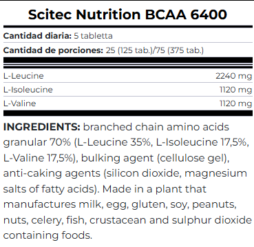 Scitec BCAA 6400