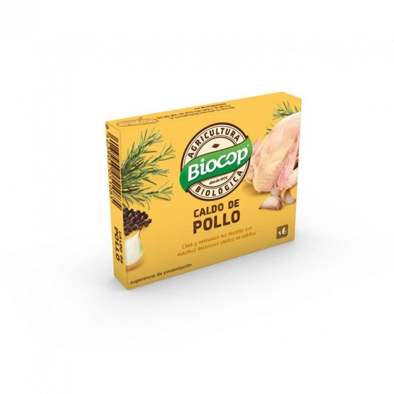 Biocop Caldo Cubitos Pollo 6 x 11 g