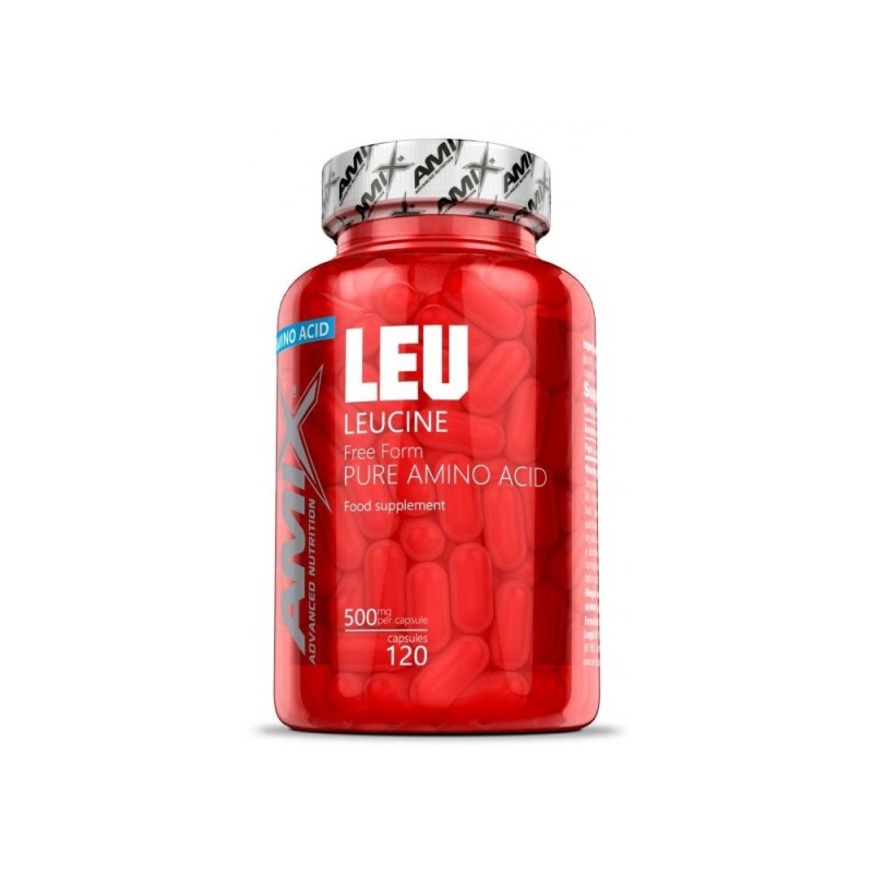 Amix L-Leucine Pure 1000 mg 120 cápsulas