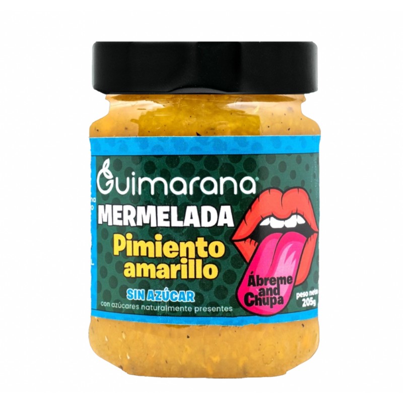 Guimarana Mermelada Sin Azúcar 205 g Pimiento Amarillo